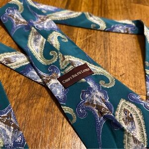 Ralph Lauren Teal and Blue Paisley Tie